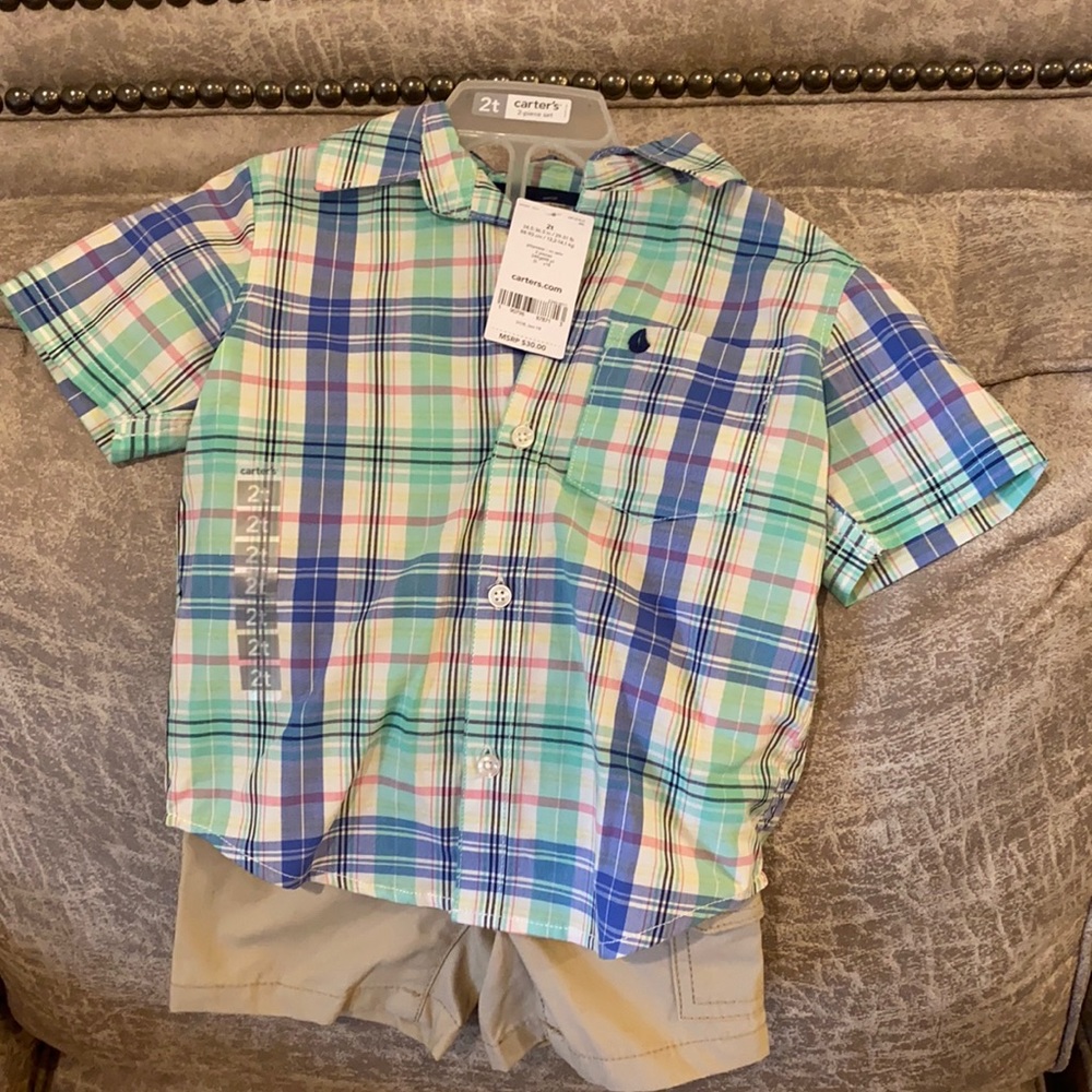 Carters 2 piece boys set